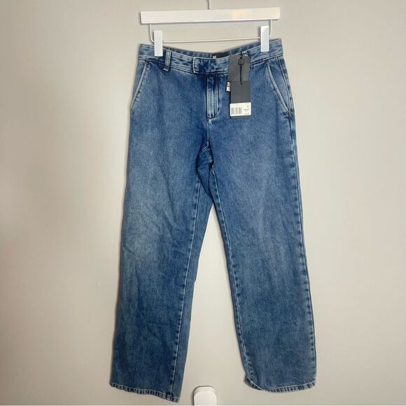 The Kooples low rise relaxed blue denim jeans size 26 NWT - Picture 2 of 10